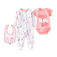 Reborn Meisje Poppenkleertjes Rode Vos Pak voor 20-22 inch Reborn Babypop Bijpassende Outfit Accessoires 3 stuks