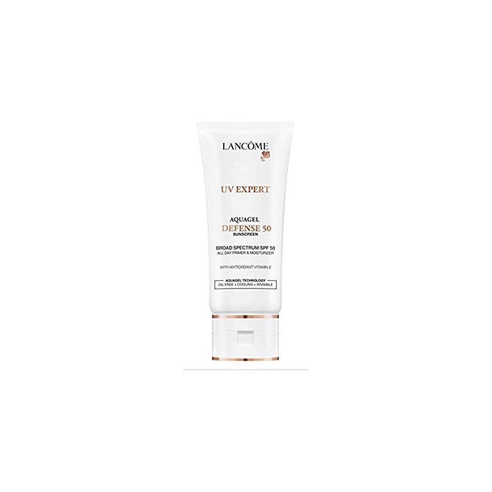 UV Expert Aquagel Defense 50 Broad Spectrum SPF 50 All Day Primer & Moisturizer with Antioxidant Vitamin E A 1 oz 30 ml
