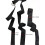 Str?kbart elastisk b?nd med silikone bagp? griber Elastisk b?nd Skridsikkert elastisk b?nd - 5 Yards pr. rulle (1'') 3