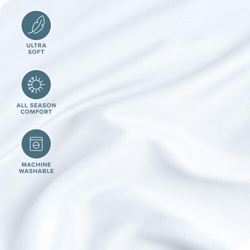 Lençol Ajustado Queen Bare Home - Profundidade Extra - Microfibra 1800 Premium 1