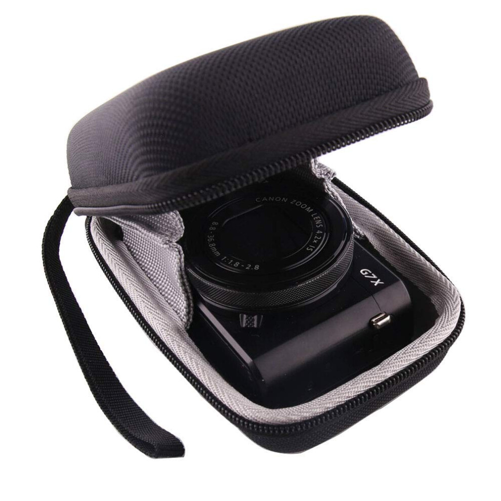 Werjia Hard Eva Travel Case For Canon Powershot Sx720 Sx620 Sx730 Sx740 G7x Digital Camera (Black) Black 6415495756099