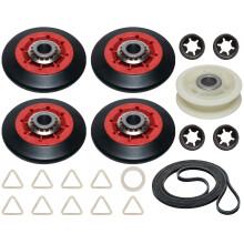 Partsbroz 4392067 Kit de reparation de secheuse pour Whirlpool Cabrio Dryer Pieces duo Maytag Bravos XL Elite Kenmore Dryer Idler Poulley 279640