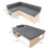 Divano Letto Camper L con Cuscini, 180x120cm, Ripiani e Reti, Design Scorrevole 9