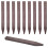 One Stop Outdoor (10-Pack) Ένθετα Στήριξης Κήπου Brown - Εύκολη Εγκατάσταση 1