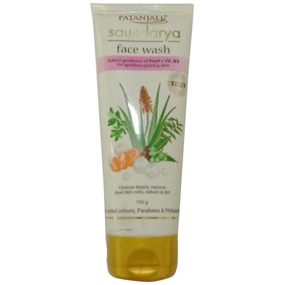 Patanjali Saundarya Face Wash 100G (Pack Of 3)