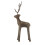 Creative CoOp Metal Standing Deer Figures and Figurines  Grey 1