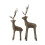 Creative CoOp Metal Standing Deer Figures and Figurines  Grey 2