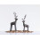 Creative CoOp Metal Standing Deer Figures and Figurines  Grey 3