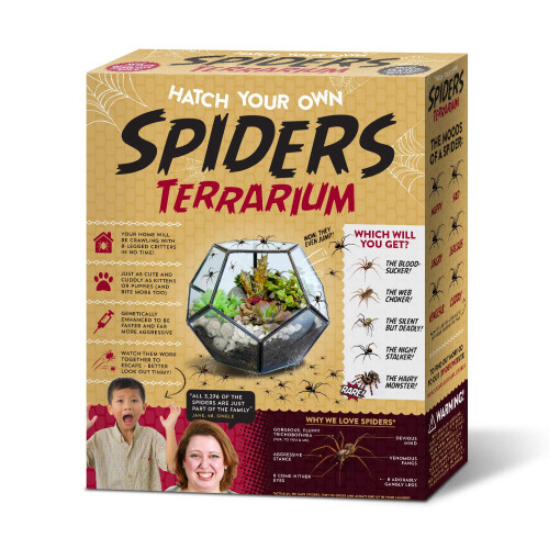 Prank Gift Box Φτιάξε το Δικό Σου Αράχνη Terrarium - Ιδανικό Αστείο Δώρο