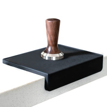 watchget Espresson tamping-matto kahvin tamping-matto musta silikoni elintarvikelaatuinen tyyny 8 tuuman x 6 tuuman kahvin tamping-asema espresso