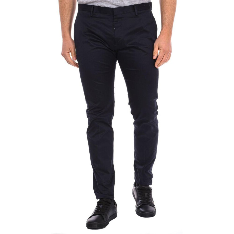 (blue, 46-IT) Pantalón Chino S71ka0890-s42378 Para Hombre