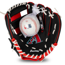 Franklin Sports MLB Luva e Conjunto de Balls MLB MLB - Crian   as Philadelphia Phillies Baseball e luva de camiseta e bola - Grova First Kids Perfe