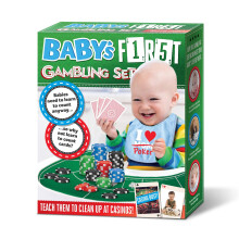 Cutie cadou farsa - Primul kit de jocuri de noroc al bebelu?ului - cadou perfect de gag ?i idee amuzanta de elefant alb