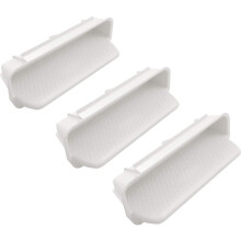Waterway Plastics 532-2010B Gradino per parete piscina Waterway (set da 3) bianco