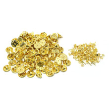 Rlecs 100pairs gyllene fjrilskoppling mssing slips klibb stift byte 8mm lngd tom stift diy smycken