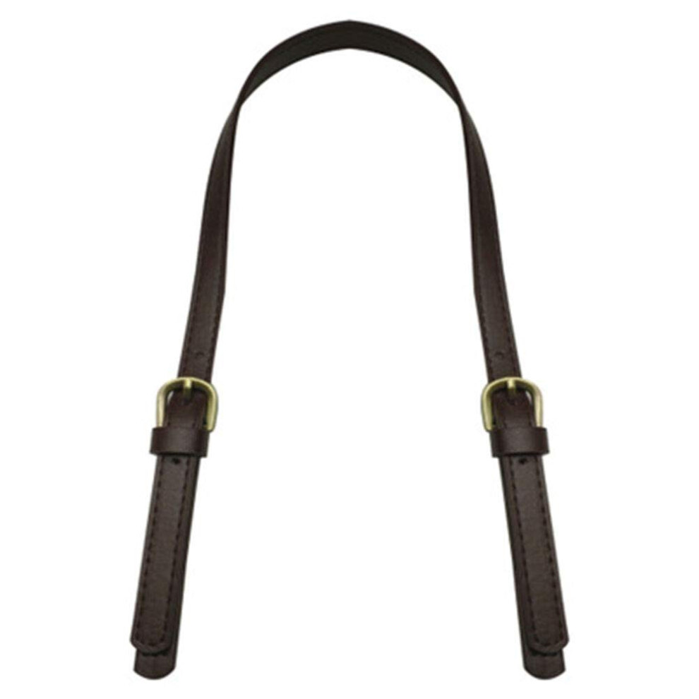 Constore Lot De 2 Poign Es De Rechange En Cuir Avec Boucle R Glable Pour Sac Main, Bandouli Re, Ceinture En Cro Te De Cuir (Caf Fonc )-image