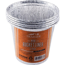 Grills Traeger BAC459 Mini Grease Gucket Liner Accesorii Grill 5 Count (pachet de 1)