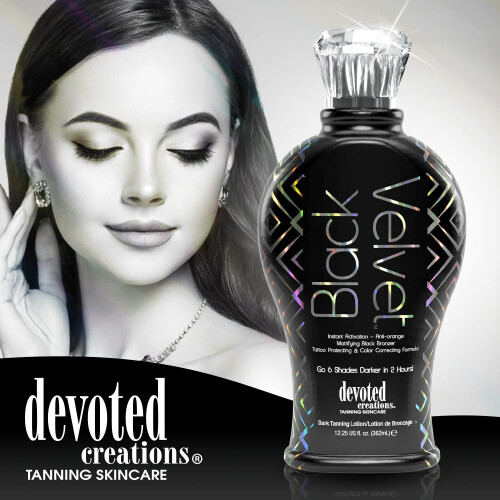 Devoted Creations Black Velvet Anti-Orange Mattifying Bronzer Lotion 12,25 oz 2