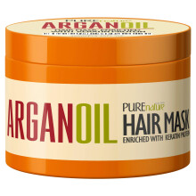 Masilla de cabello intenso de aceite marroqu - Tecnologa hidratante para puntas abiertas extremadamente secas daadas - Tratamiento de reparaci