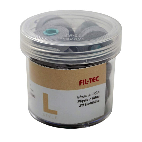 Fil-tec Prewound Magna Quilt Bobbin Jar Light Grey 1