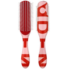 Denman Original Curl Definer & Styler 7 Row Hairbrush for Detangling Separating and Defining Curls Curly Hairbrush - D3 Denman Print