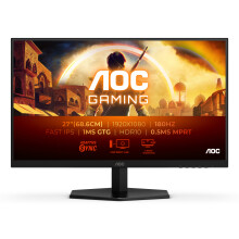 Gaming-Monitor - AOC - 27" - FHD - 180Hz - Fast IPS-Panel - 0,5ms - Höhenverstellbar - 27G42E