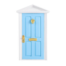 Yardwe 1 stk Mini tr?d?r Miniature tr?d?r m?bel Model Fairy D?r?bning med tilbeh?r/Tooth Fairy D?r til Fairy Tale Education L?releget?j Foregive