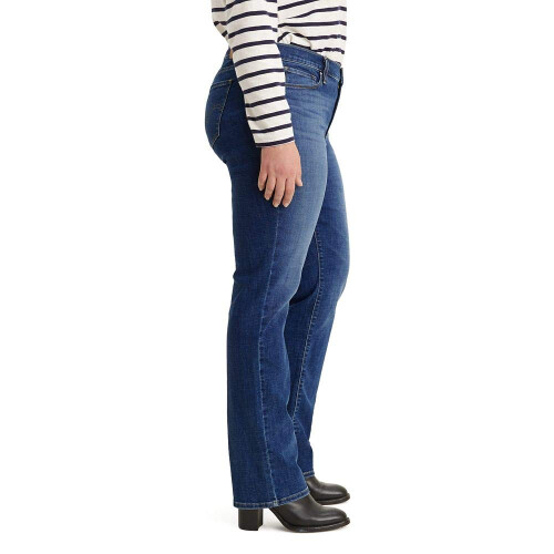 Levi's Levi's klassiske lige jeans til kvinder St?rrelse Lapis Dark Horse 16 Plus 1