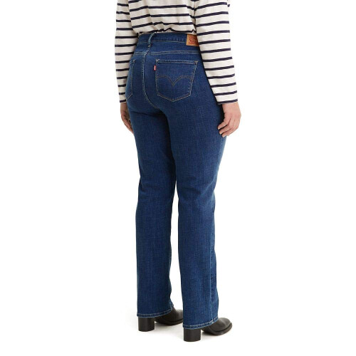 Levi's Levi's klassiske lige jeans til kvinder St?rrelse Lapis Dark Horse 16 Plus 2