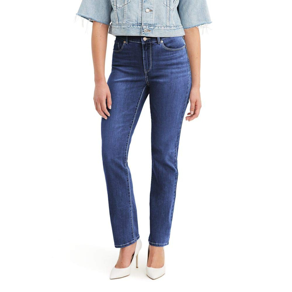 Levi's Women's Classic Straight Jeans Lapis Horse 28 (Us 6) S Dark