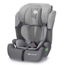 Seggiolino Auto Kinderkraft COMFORT UP I-SIZE, 76–150 cm, 15 Mesi a 12 Anni, Poggiatesta Regolabile, Installazione Facile, Grigio