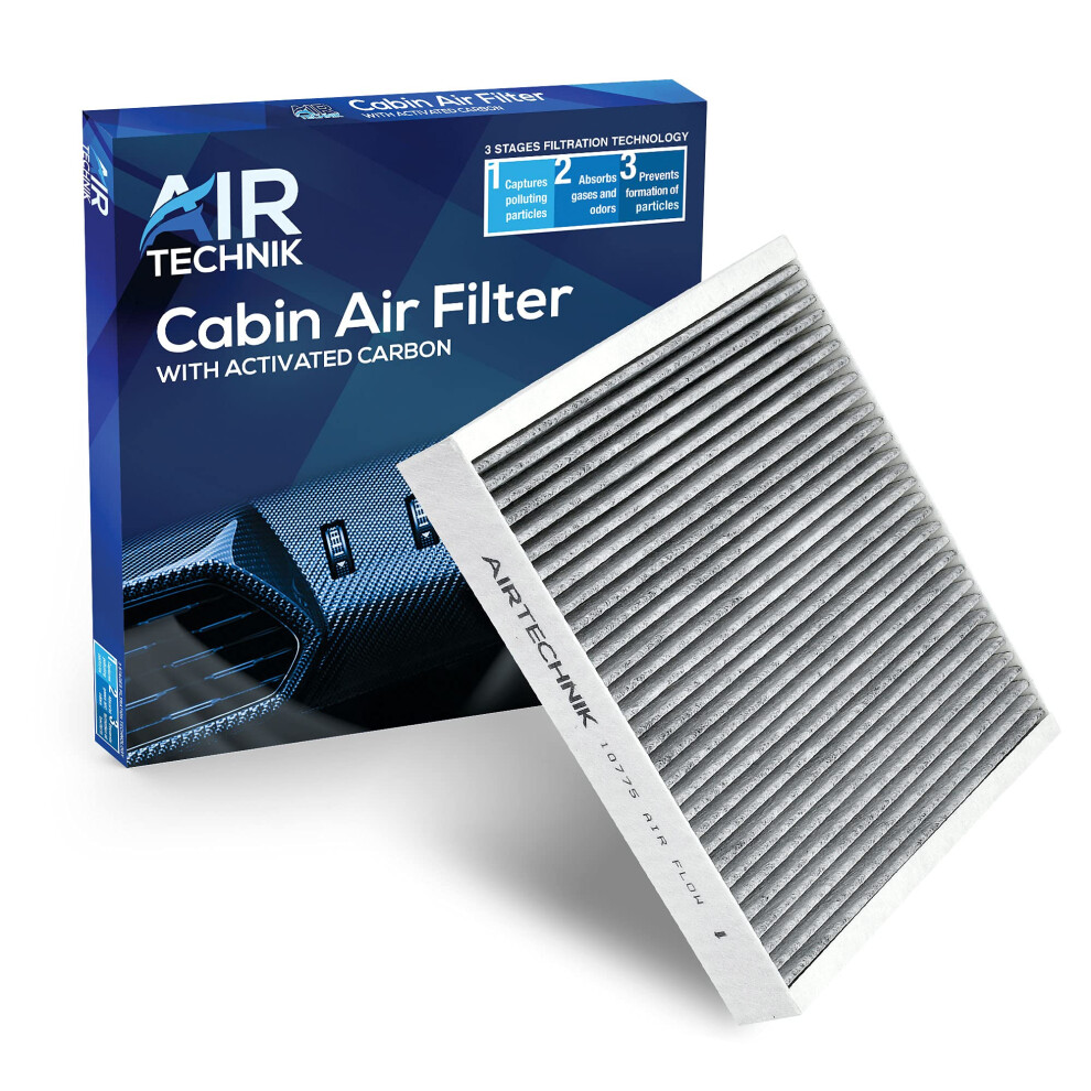 Airtechnik CF10775 Cabin Air Filter W/Activated Carbon | Fits Select Buick, Cadillac, Chevy And Saab Models-image
