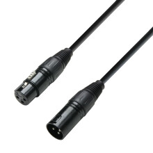 Adam Hall 3 Star Series 10m XLR Male to XLR Female DMX Cable