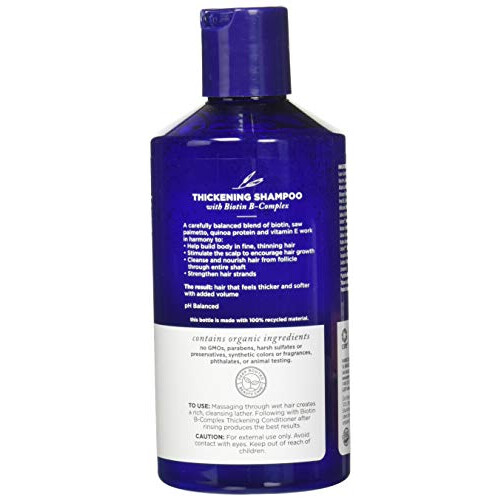 Avalon Organics Avalon Organics Thickening Shampoo Complex (Packaging may vary)  Biotin B  14 Fl Oz 1
