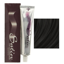 Satin Hrfrg - ultra levande modefrger - 1N - Svart