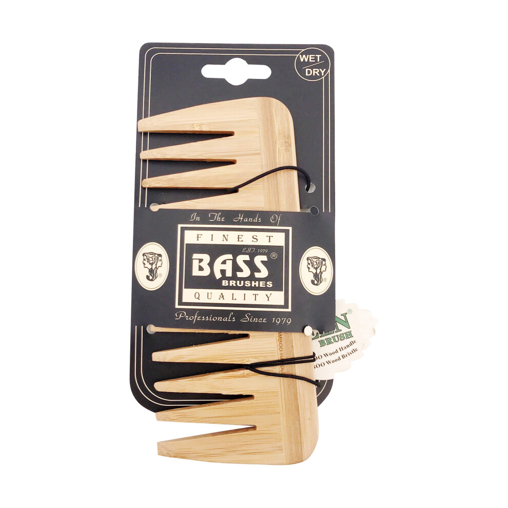 Kapsalon Hair Doc Medium Wood Comb 1 Ea