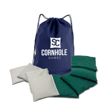 Sacchetti per cornhole resistenti alle intemperie SC Cornhole Games (set da 8) - Dimensioni regolamentari professionali - Da utilizzare su tavole