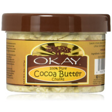 OKAY PEZZI DI BURRO DI CACAO PURO AL 100% 8oz/227gr