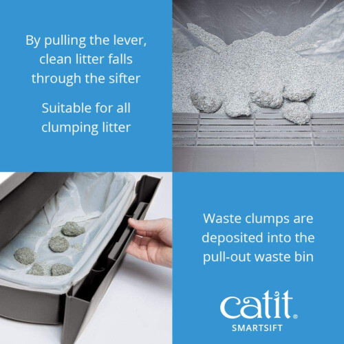 Catit Catit SmartSift Automatic Siebenkatze Katzentoilette 2