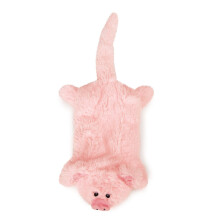Grriggles US5460 14 22 Farm Friend Unstuffies Dog Squeak Toy Small Pig