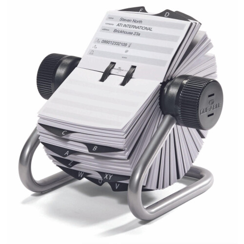 Durable Telindex Rotary Index - Silver/Black