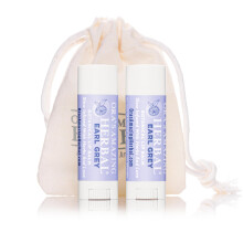 Therapeutic Intensive Lip Repair Treatment Balm 2 Pak For Dry and Cracked Lips - Natural Earl Grey Bergamot Essential Oil Scent Herbal Infused BPA