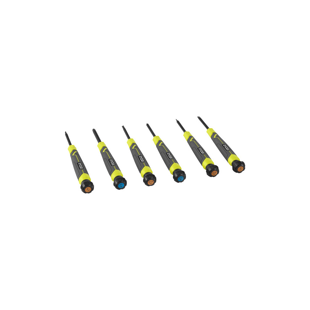 Ryobi 6pc Precision Screwdriver Set RHSDSPC6