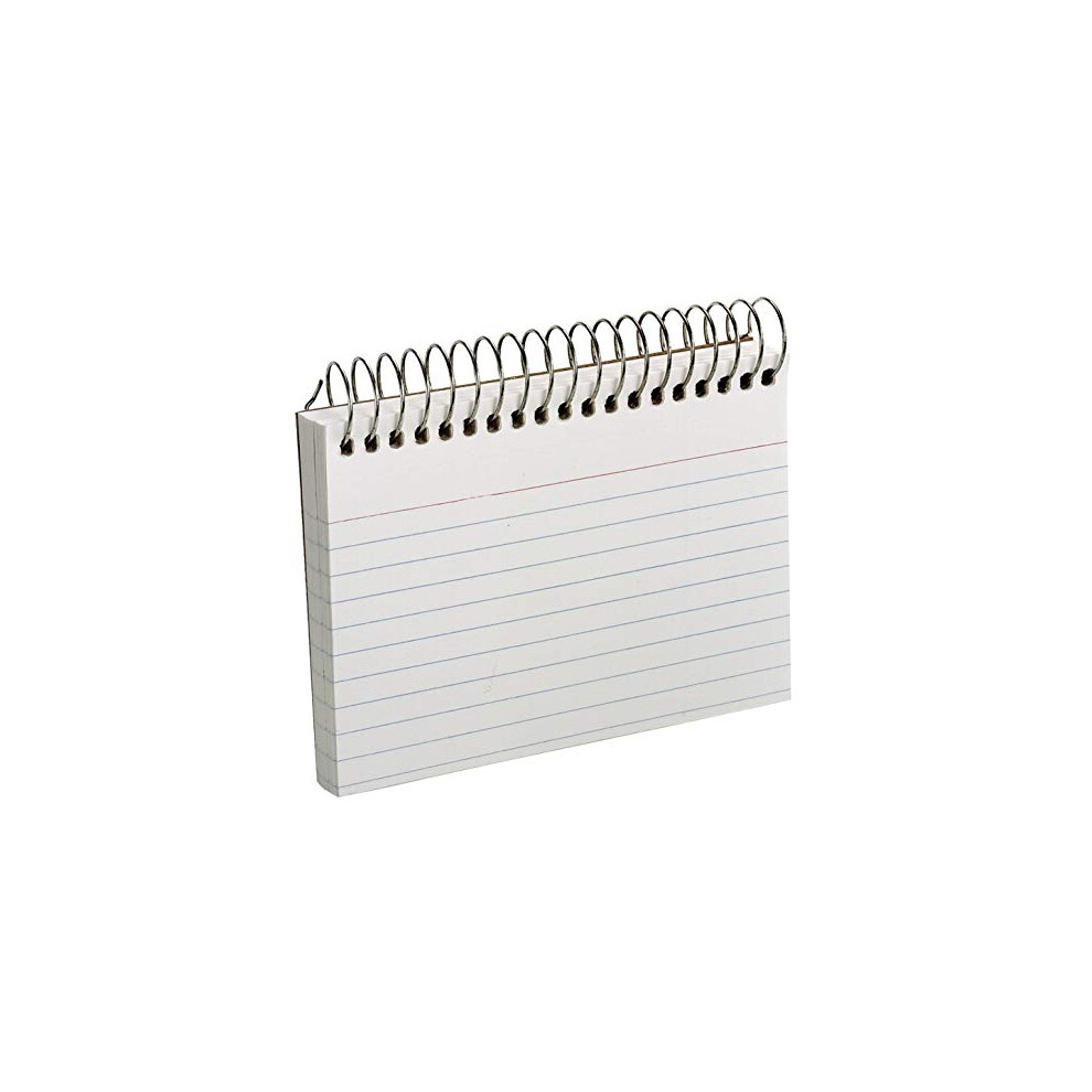 Photos - Notebook Oxford 40282 Spiral Bound Index Cards Ruled Perforated 3-Inch x5-Inch 50/PK White OXF40282