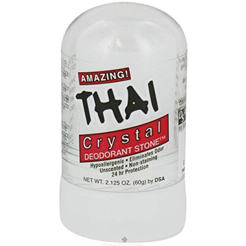 Thai Deodorant Stone Pure and Natural Crystal Mini Stick  2 oz