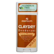 Zion Health Adama Minerals Clay Deodorant Citrus Blossom – 2,5 oz