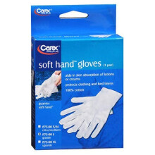 Carex Health Brands Fgp75l00 Guanti in cotone grandi e morbidi, colori assortiti