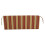 Blazing Needles Patterned Outdoor Spun Polyester Loveseat Cushion  51"""" Wide  Kingsley Stripe Ruby 3