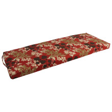 Blazing Needles Outdoor Bench Cushion 1 Count (Pack of 1) Montfleuri Sangria