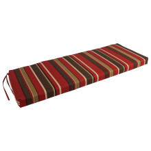 Blazing Needles Outdoor Bench Cushion 1 Count (Pack of 1) Montserrat Sangria